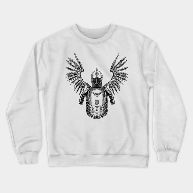 Polish Winged Hussar Armor 2: Unleash the Warrior Within Crewneck Sweatshirt by Holymayo Tee